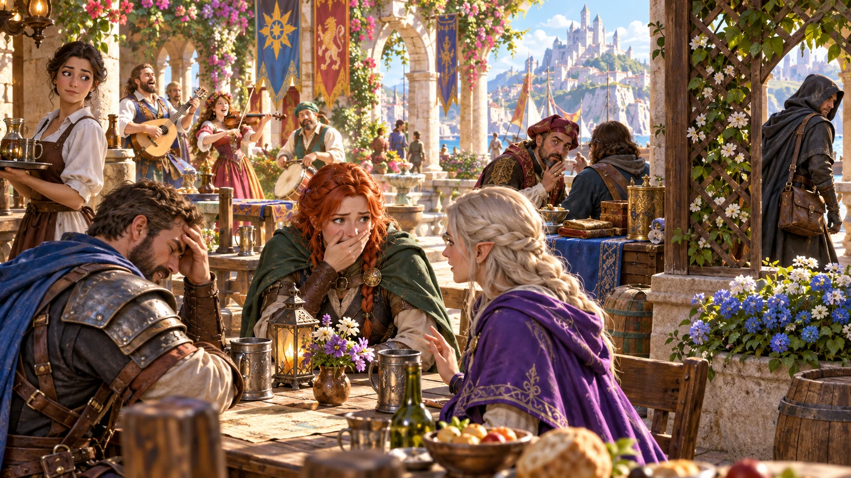 A fantasy party has a chance to respond to immediate listener reactions